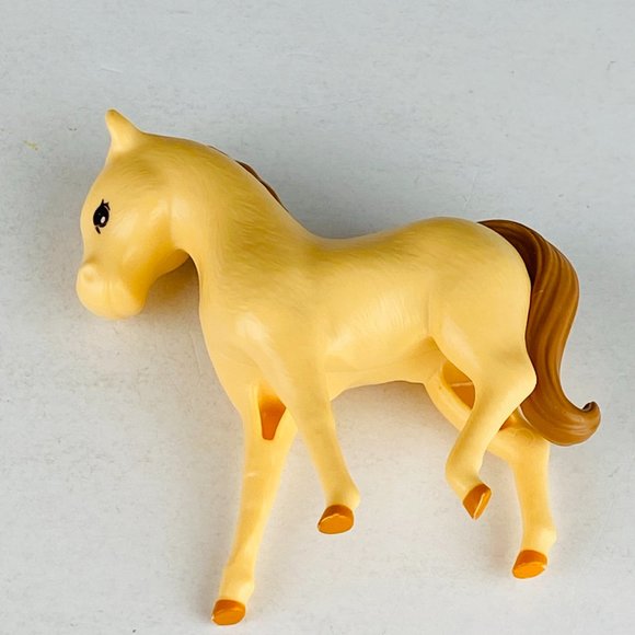 Unmarked Tan Brown Horse Pony Toy Figure Kids Pretend Play - Picture 6 of 7